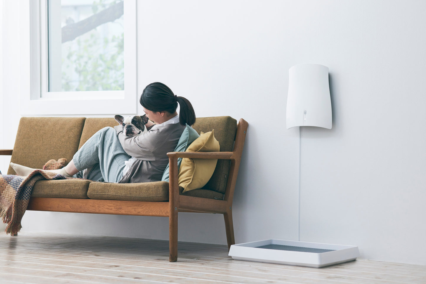 QAIS -air- 04 is perfect addition above your pet's toilet